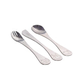 Herdmar Silver Metal Animals S.S Baby Cutlery - Set of 3 - Home4u
